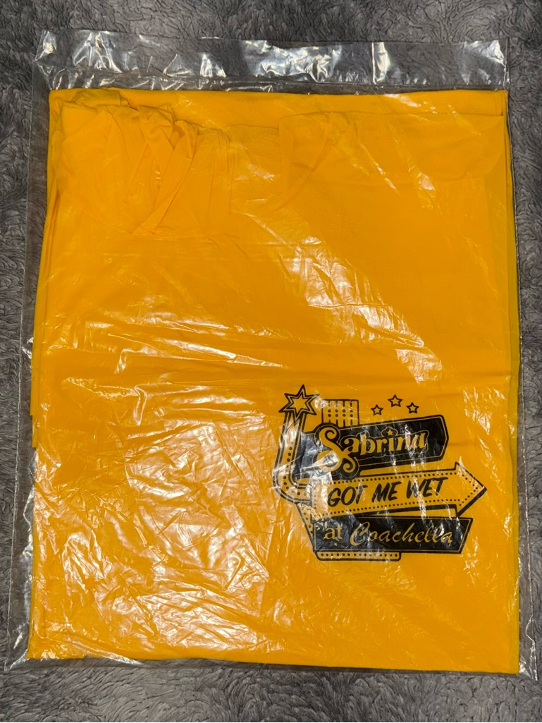 Sabrina Carpenter Coachella Exclusive “Sabrina Got Me Wet At Coachella” Poncho